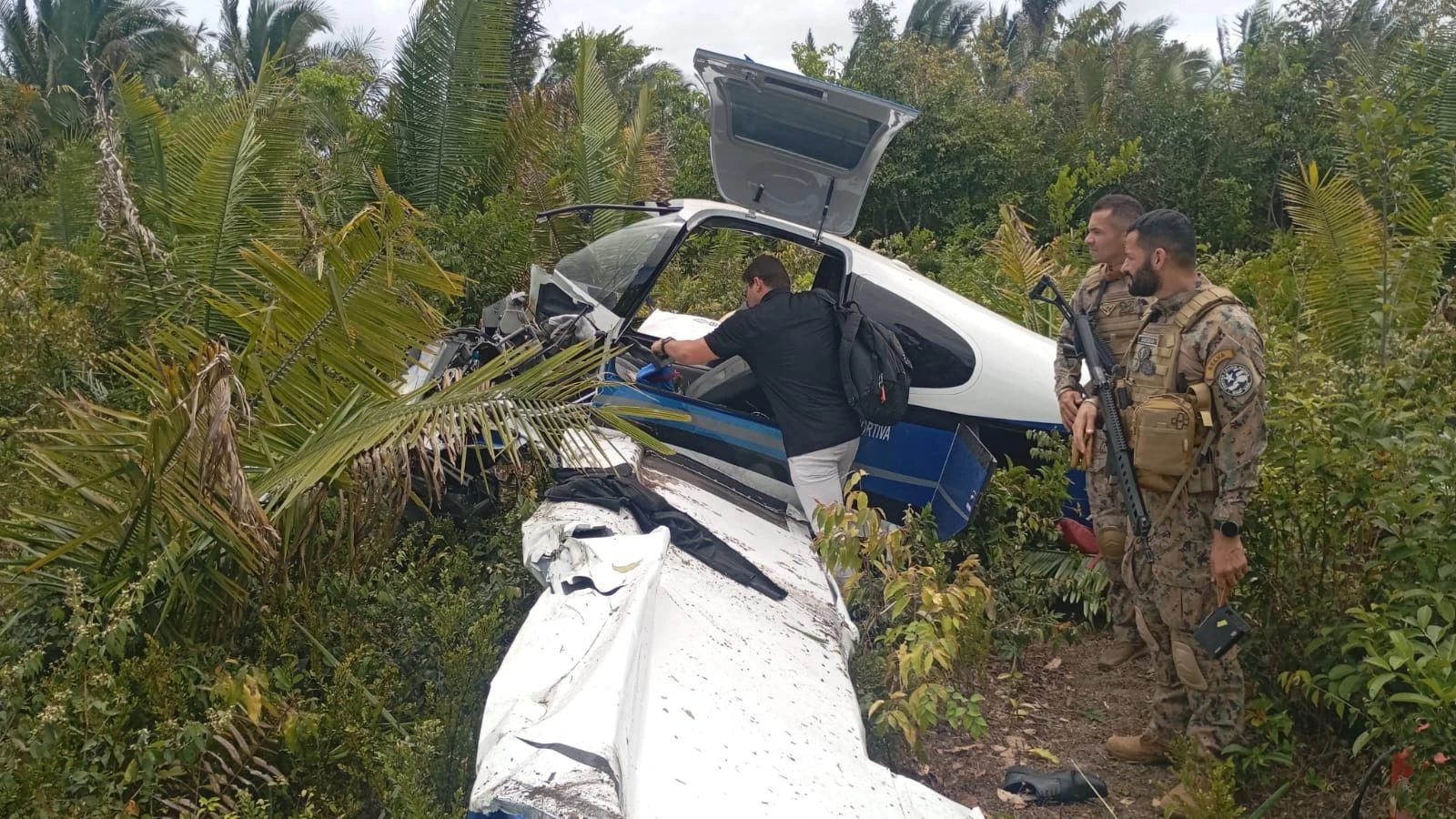 aviao caiu