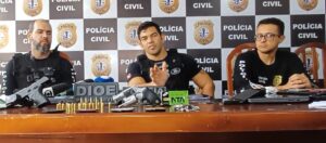 Delegados responsáveis pelas investigações