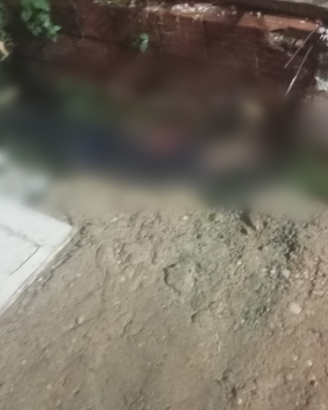 Local do assassinato na rua 08, no Parque São José
