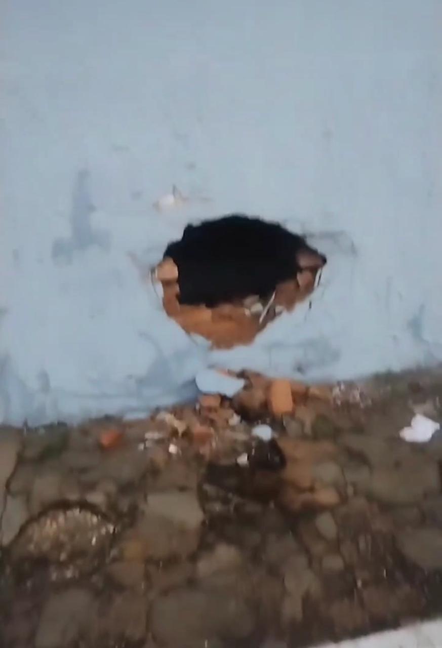 Bandido quebra parede para assaltar clínica no Centro de Imperatriz