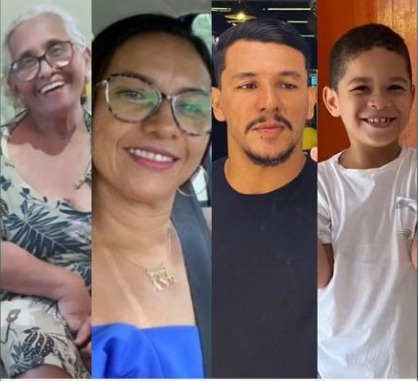 Família morta em acidente de trânsito na BR-010 será sepultada em São João do Paraíso